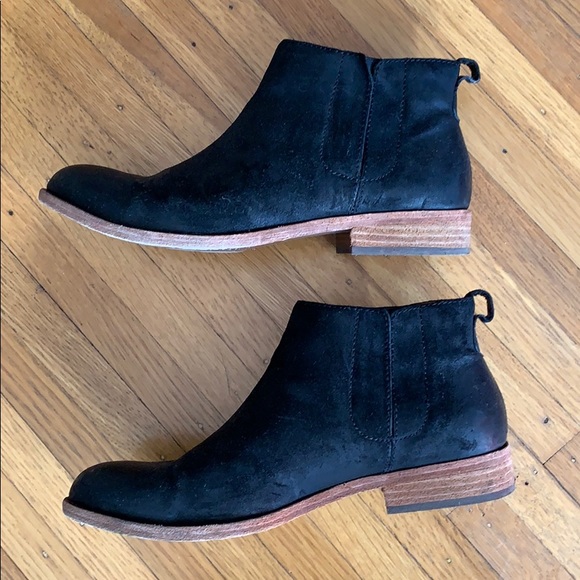 COPY - Size 9 1/2 Korkease Velma black suede booties - Picture 3 of 3